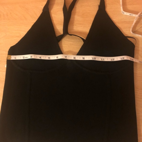 Zara Black Halter Strap Top - Picture 5 of 7